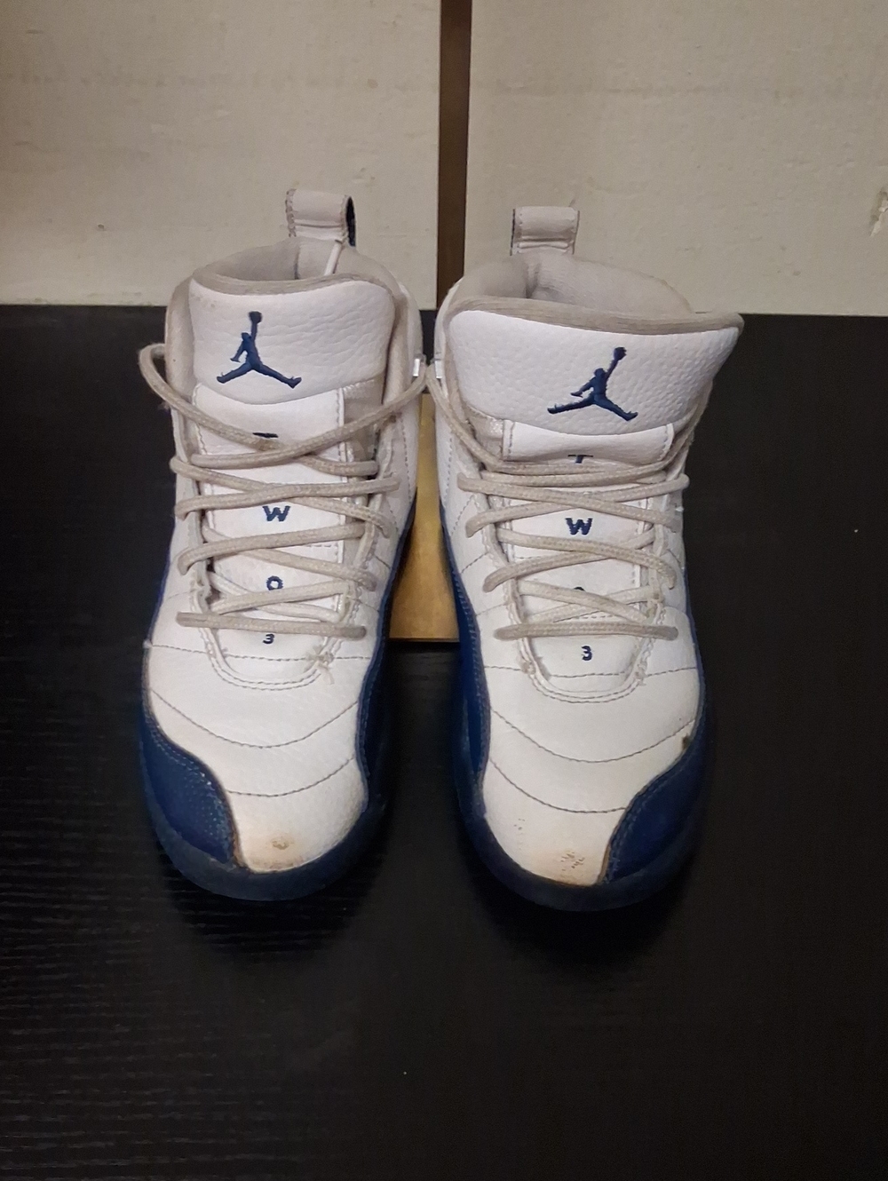 Jordan Kids White & Blue High-Top Sneakers Size 13C